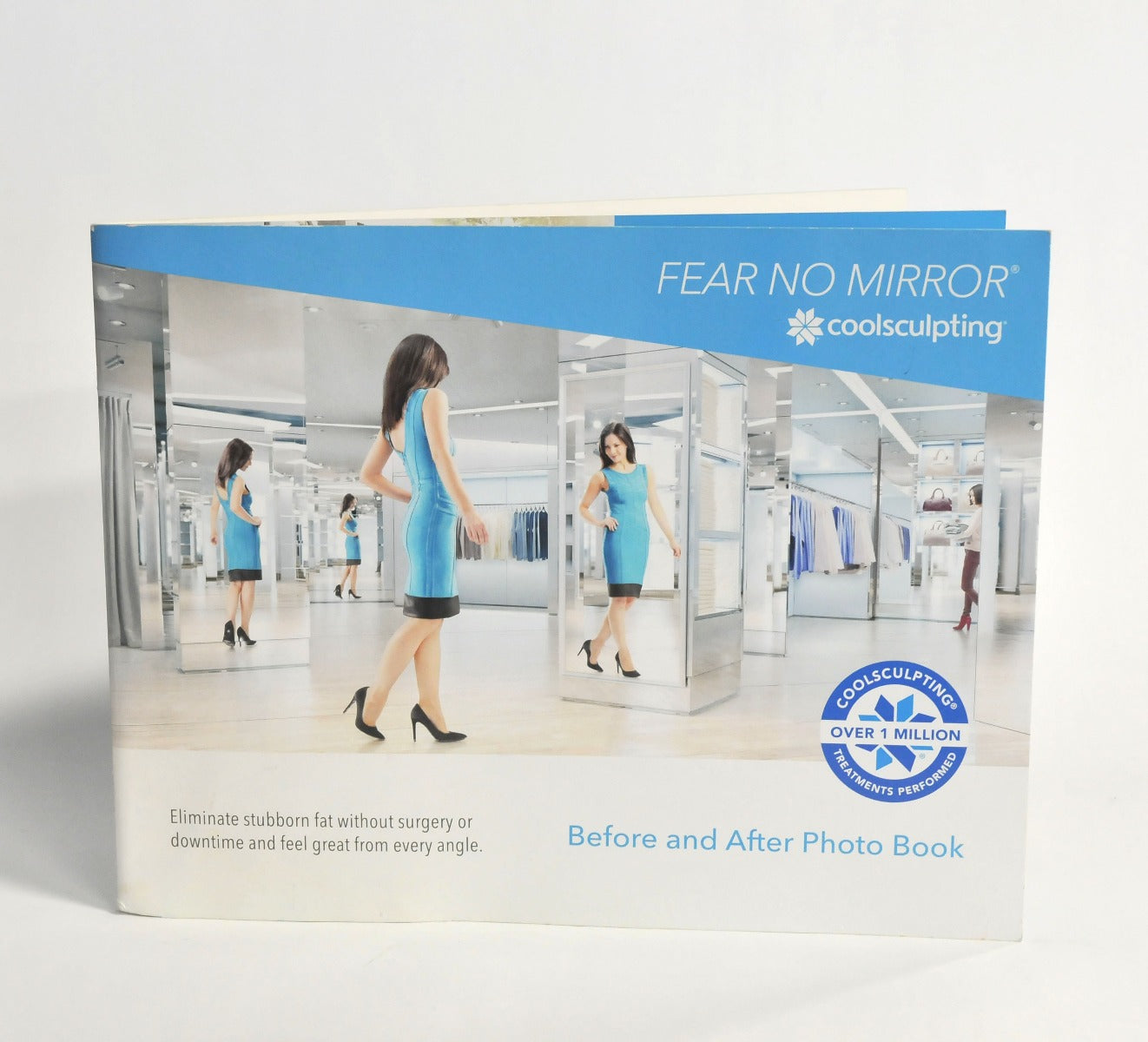 2014 CoolSculpting "Fear No Mirror" Photo Book Before After Lobby Waiting Room