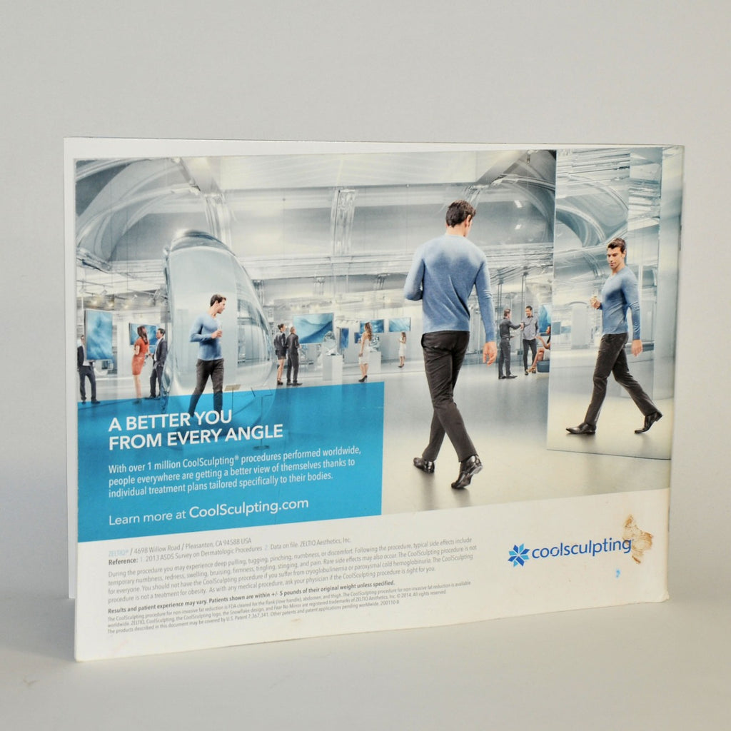 2014 CoolSculpting "Fear No Mirror" Photo Book Before After Lobby Waiting Room