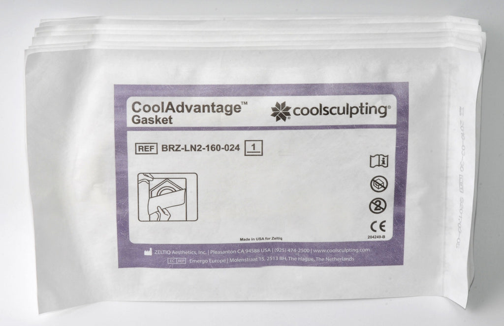 ZELTIQ CoolSculpting CoolAdvantage GASKETS BRZ-LN2-160-024 (x9Pcs) Exp 3/18