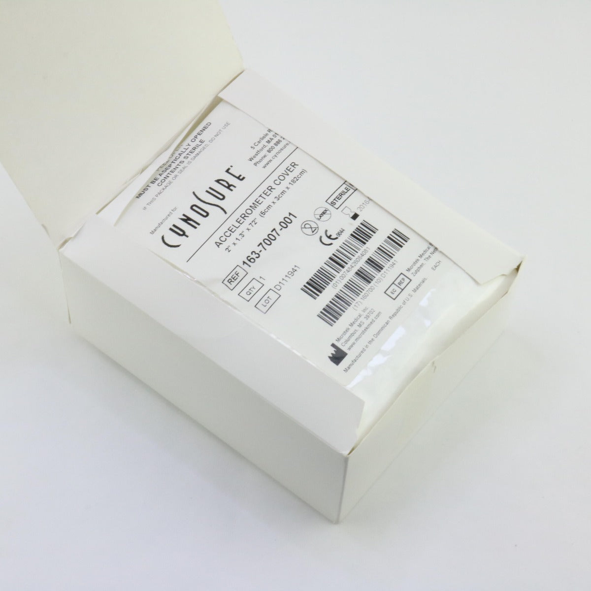 Cynosure SmartLipo Laser 163-7007-001 Accelerometer Covers EXP 2016 25 PACK