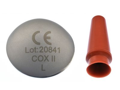 Oculo-Plastik Cox II Stainless Steel Laser Shield with Suction Cup