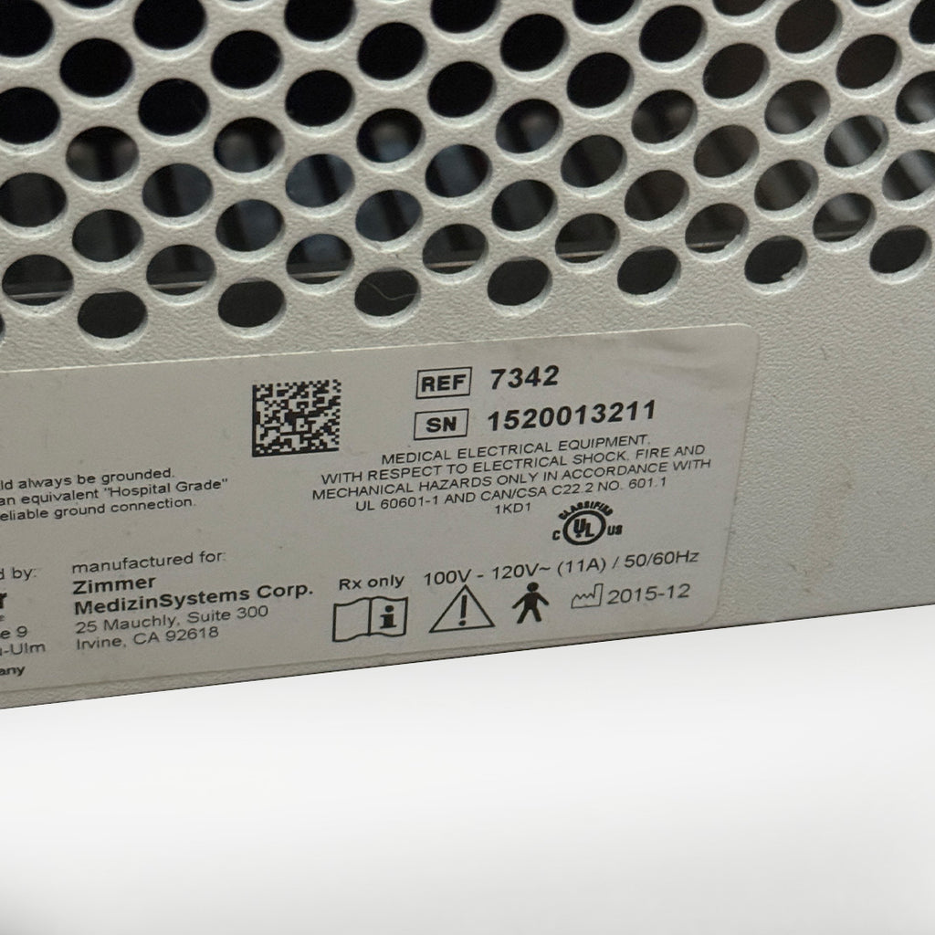 2015 Zimmer Cryo 6 Patient Cold Air Chiller Device System