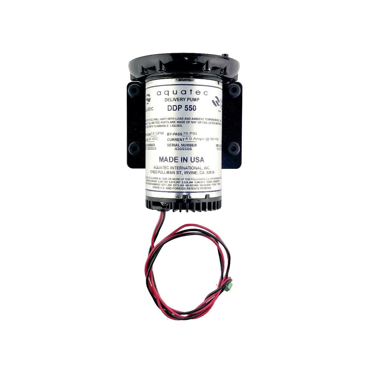 Cutera Excel V Laser 532 1064 Nd YAG Aquatec Water Pump DDP 550 55-CUT-3002634