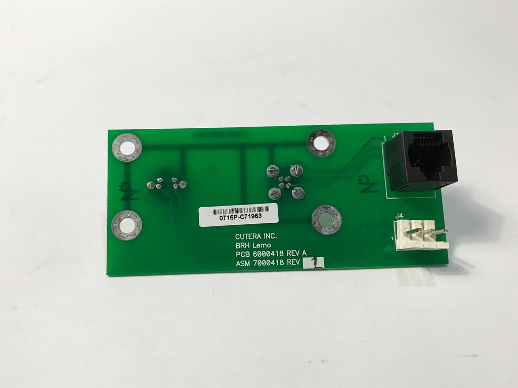Cutera XEO CoolGlide Laser Footswitch Input Electrical Interlock Board 6000418