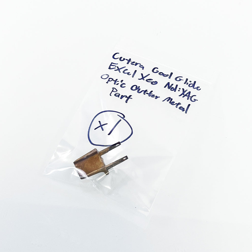Cutera CoolGlide Excel Xeo NdYag Optic Outter Brass Part As-Is 1Pc