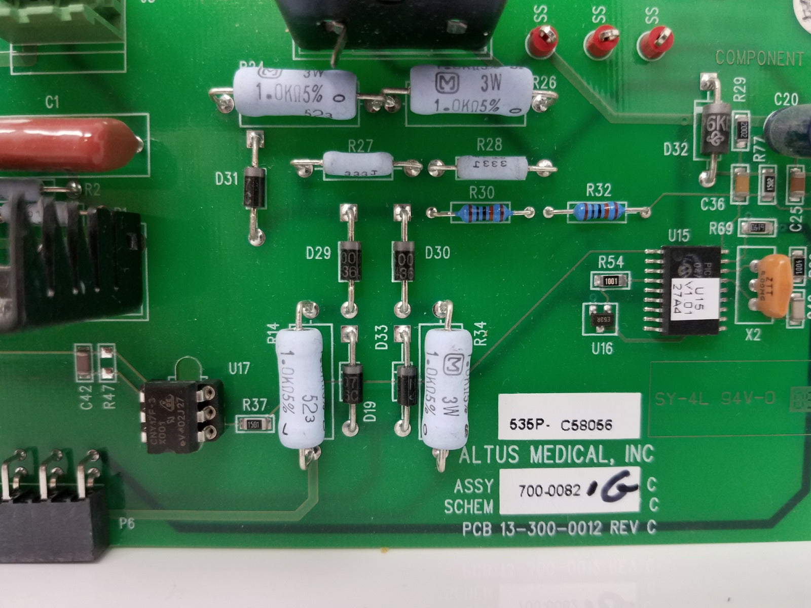 Cutera Coolglide HVPS Interconnect Board XEO Cool Glide Parts As-Is