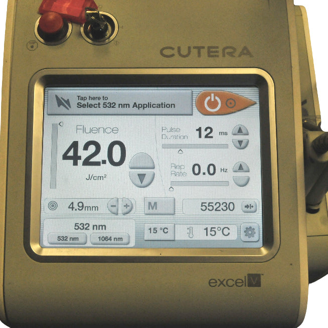 Cutera Excel V Laser 532 1064 Nd YAG Vascular Genesis XLV NdYAG ExcelV XL V