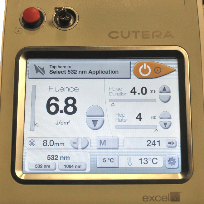 Cutera Excel V Laser 532 1064 Nd YAG Vascular Genesis XLV NdYAG ExcelV XL V 2016