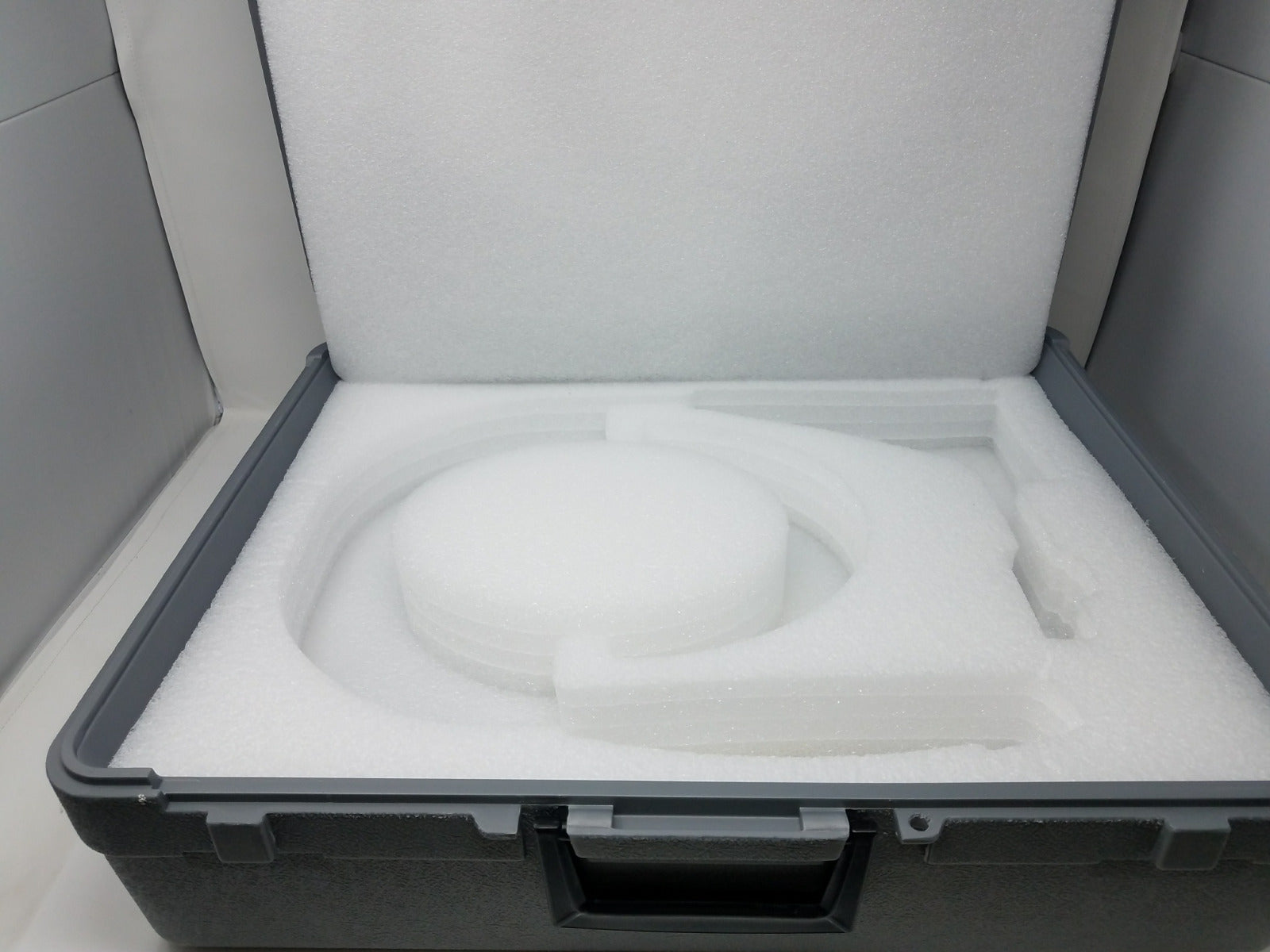 Cutera Hardshell Case Holds Two Laser HandPieces Cary Trunk Crate Die Cut Foam
