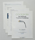 Cutera Laser CoolGlide Hair Removal Treatment Guideline Booklet 19-400-5989 8Pgs