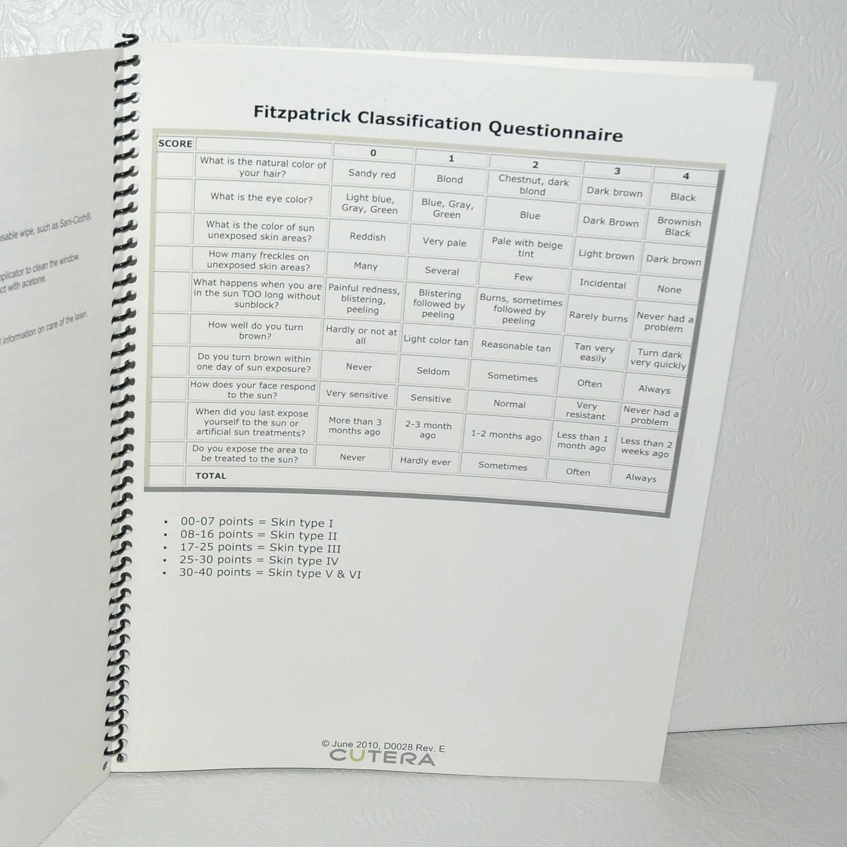 Cutera Laser Genesis Treatment Guidelines User Guide Operator Booklet D0028