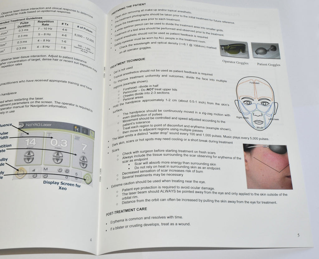 Cutera Laser Genesis Treatment Guidelines Parameter Settings Booklet D0028 2013