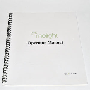Cutera Laser LimeLight Handpiece Operator Manual Maintenance Usage Safety D0436-1