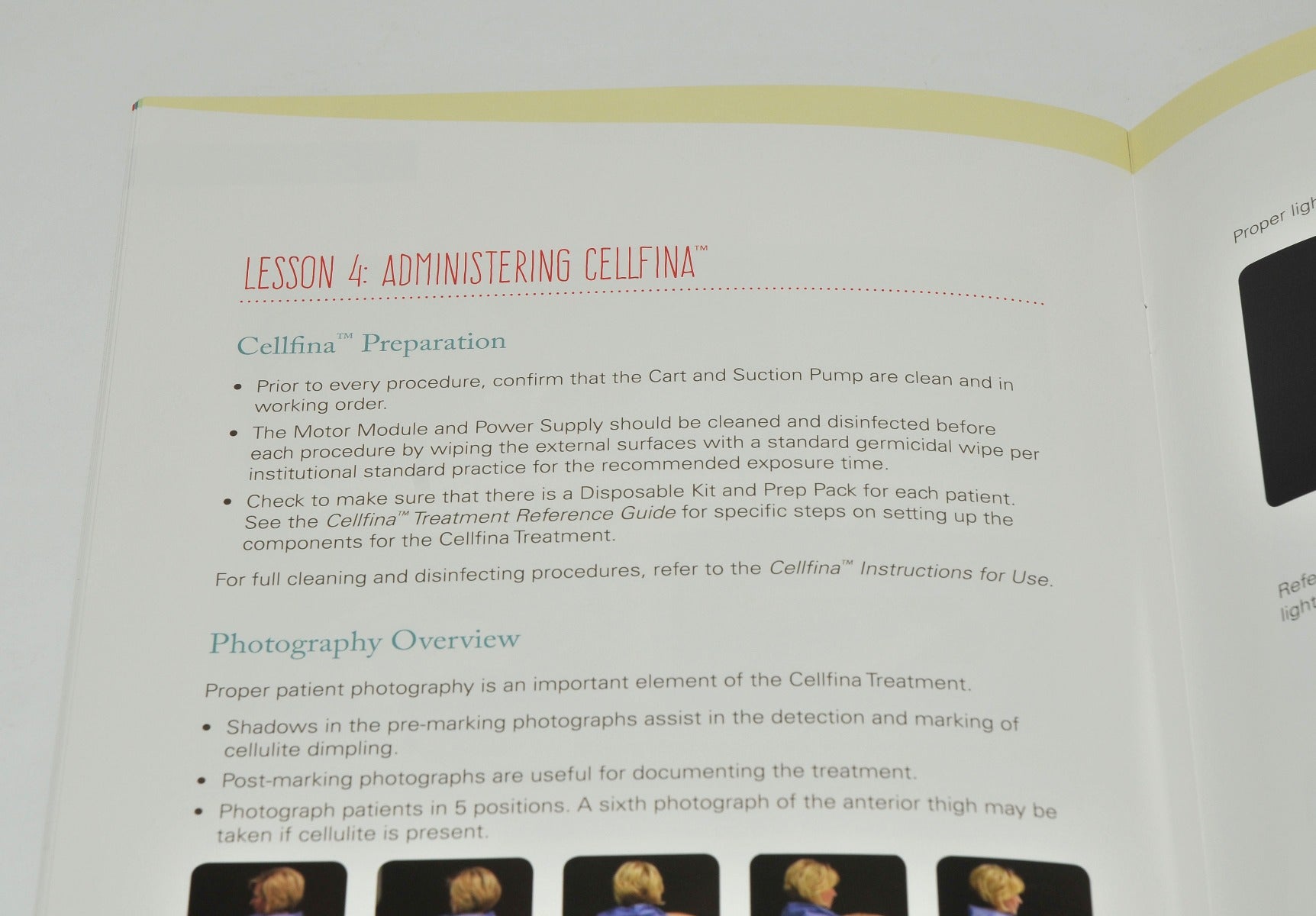 Merz Aesthetics Ulthera Cellfina Customer Training Booklet User Brochure - 2015