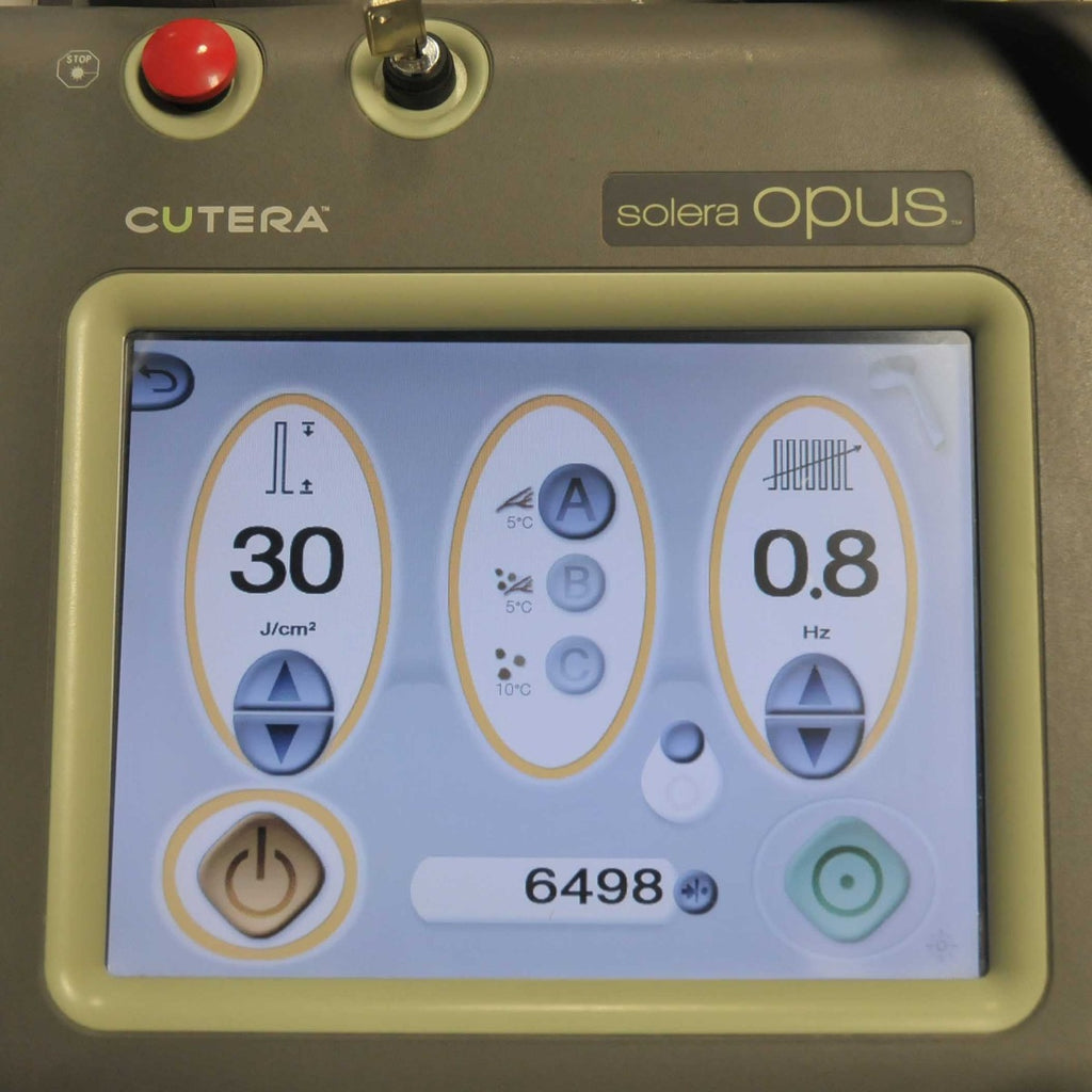 Cutera Solera OPUS Laser IPL Limelight HandPiece Pigmented Vascular Lesions