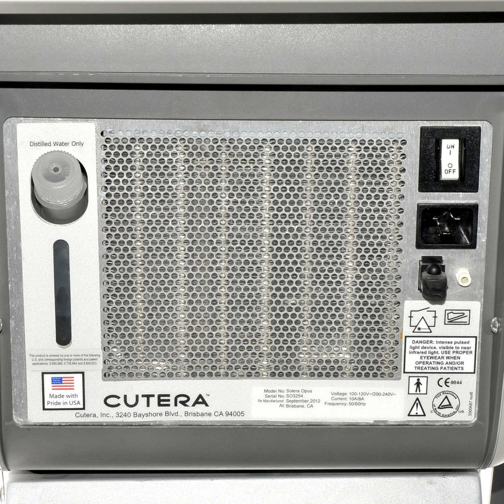 Cutera Solera OPUS Laser IPL Limelight HandPiece Pigmented Vascular Lesions