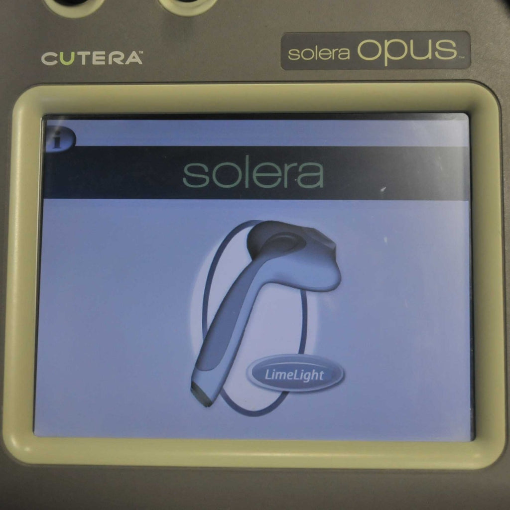 Cutera Solera OPUS Laser IPL Limelight HandPiece Pigmented Vascular Lesions