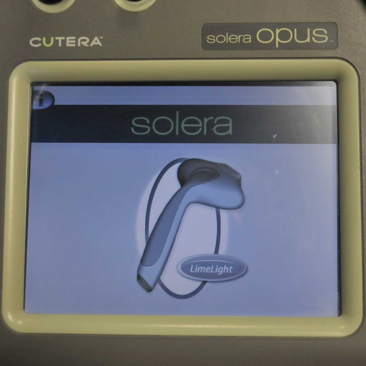 Cutera Solera OPUS Laser IPL Limelight HandPiece Pigmented Vascular Lesions