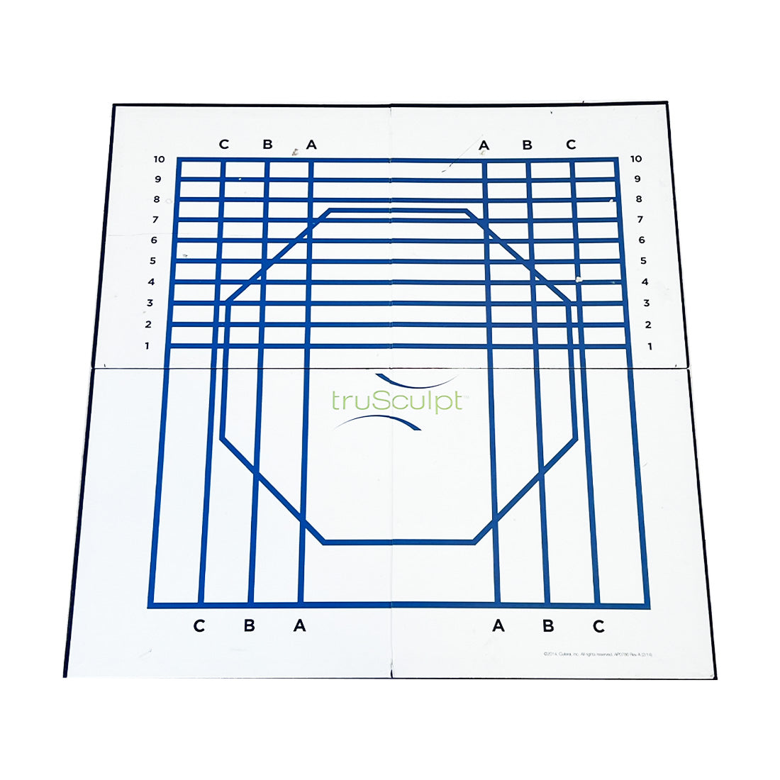 Cutera TruSculpt Area Marking Board AP0786 Rev A