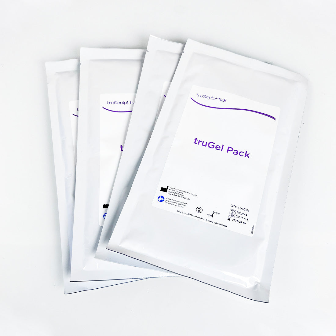 Cutera truSculpt fleX truGel Pack Gel Body Sculpt BodySculpt truBody 4x Pcs