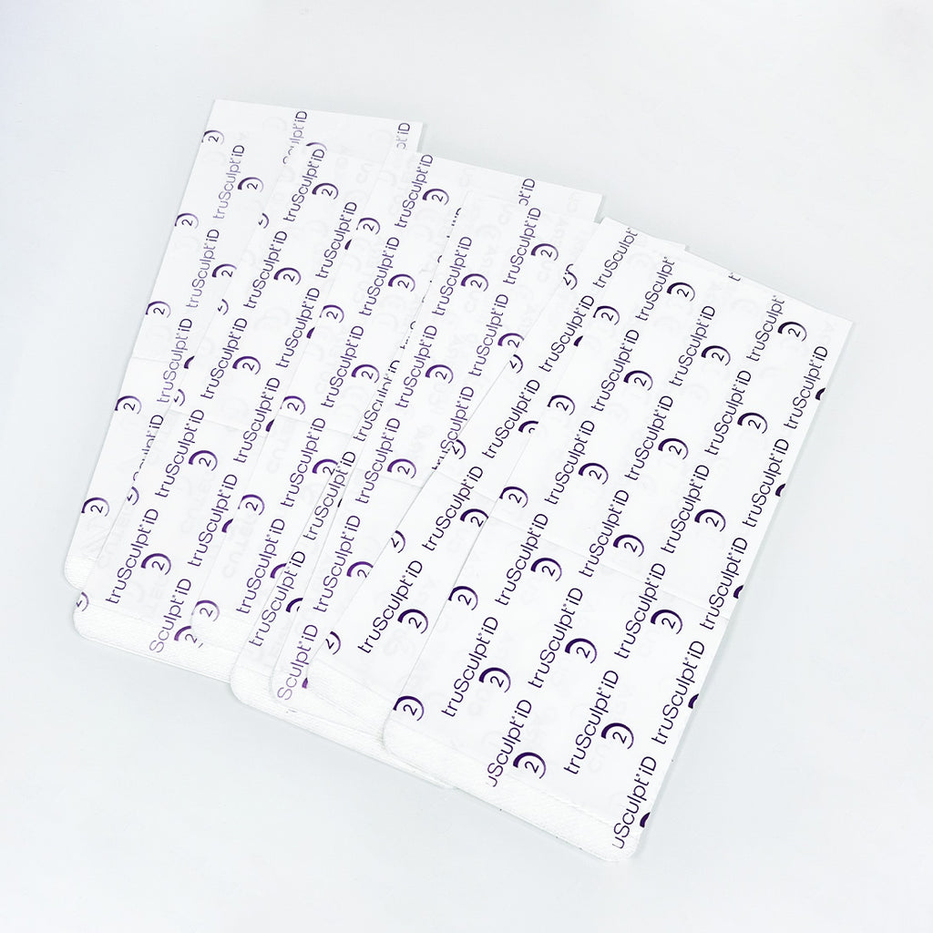 Cutera truSculpt iD Patient Treatment Adhesive Templates Decals 10"x4" x7 Pcs