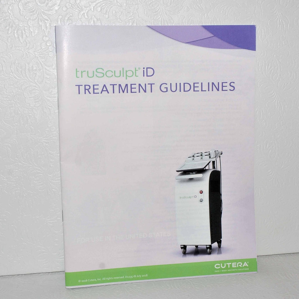 Cutera truSculpt iD Patient Treatment Guidelines User Training Guide Book D2235