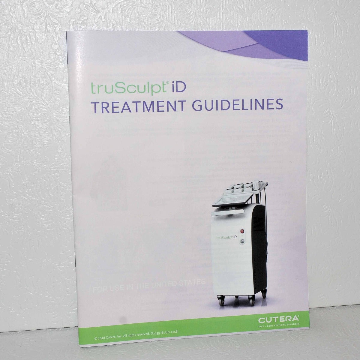 Cutera truSculpt iD Patient Treatment Guidelines User Training Guide Book D2235
