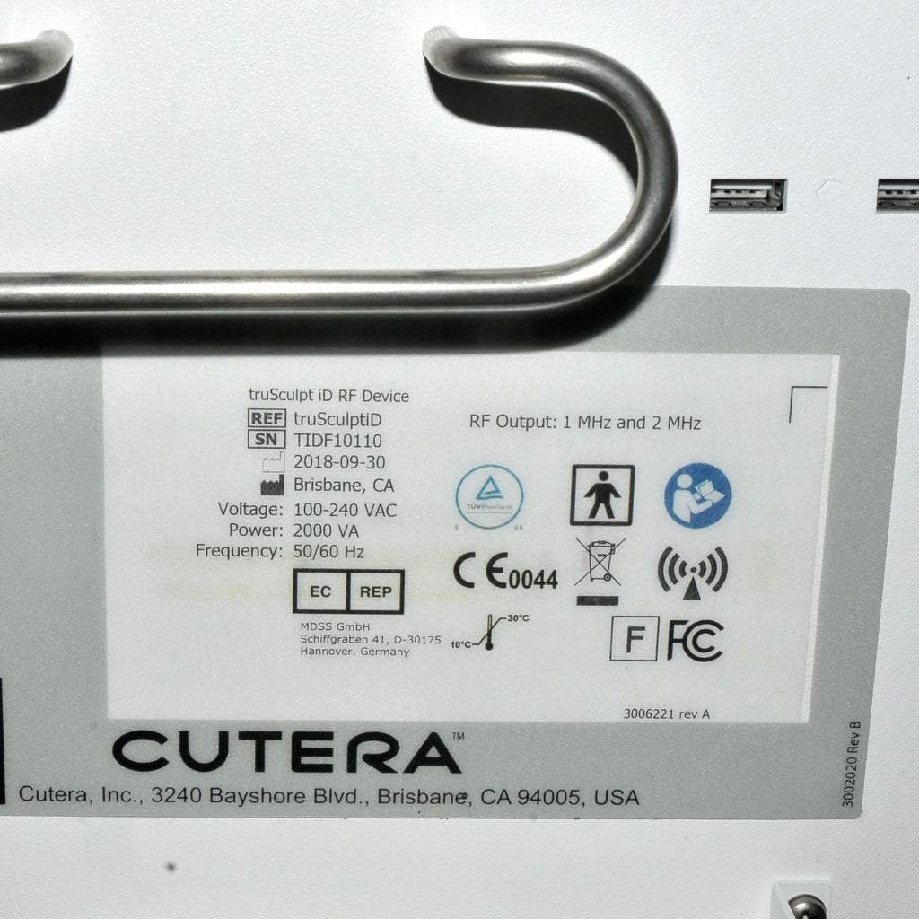 Cutera truSculpt iD Radio Frequency Body Sculpting Contouring RF Non Surgical
