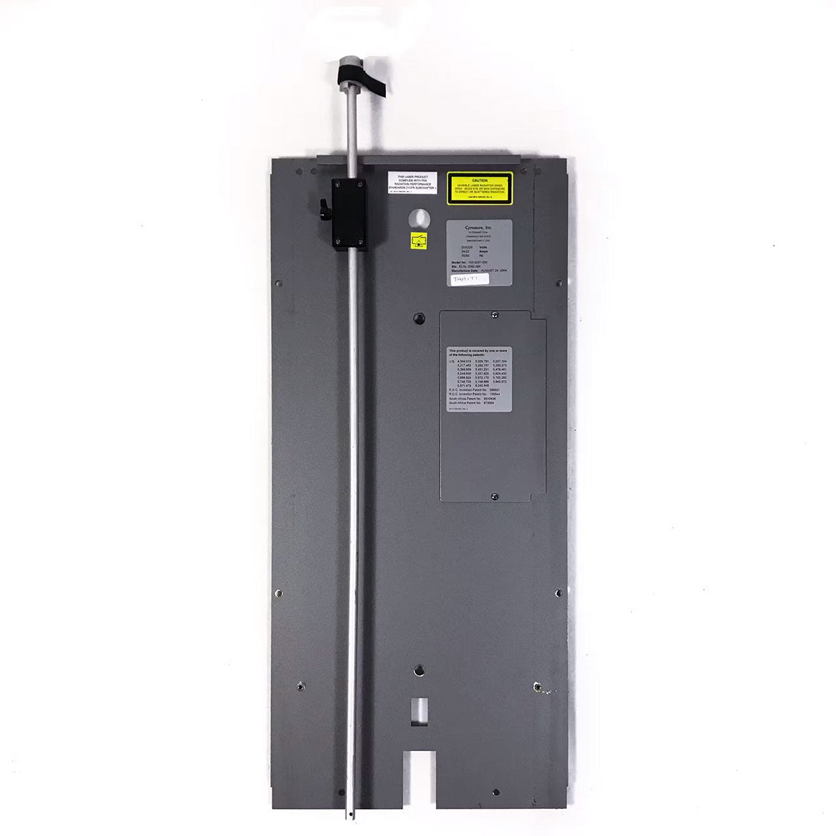 Cynosure Apogee Elite ELNL Laser REAR PANEL FIBER POLE Mast PARTS UNIT