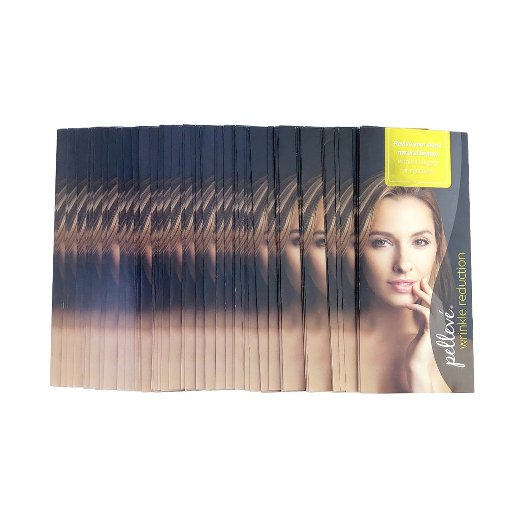 Cynosure Pelleve RF Wrinkle Reduction Tri-Fold Brochures 921-0651-000 - 88 Count