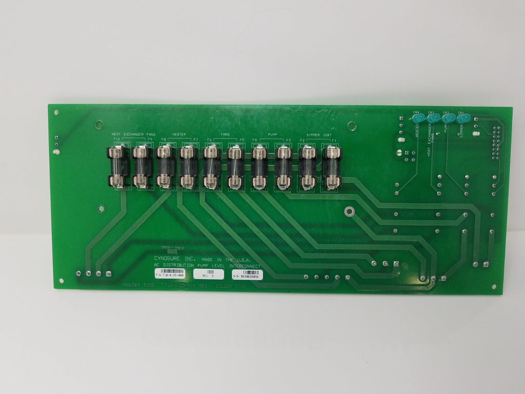 Cynosure AC Distribution Pump Level Interconnect Board Affirm *Parts SOLD AS IS*