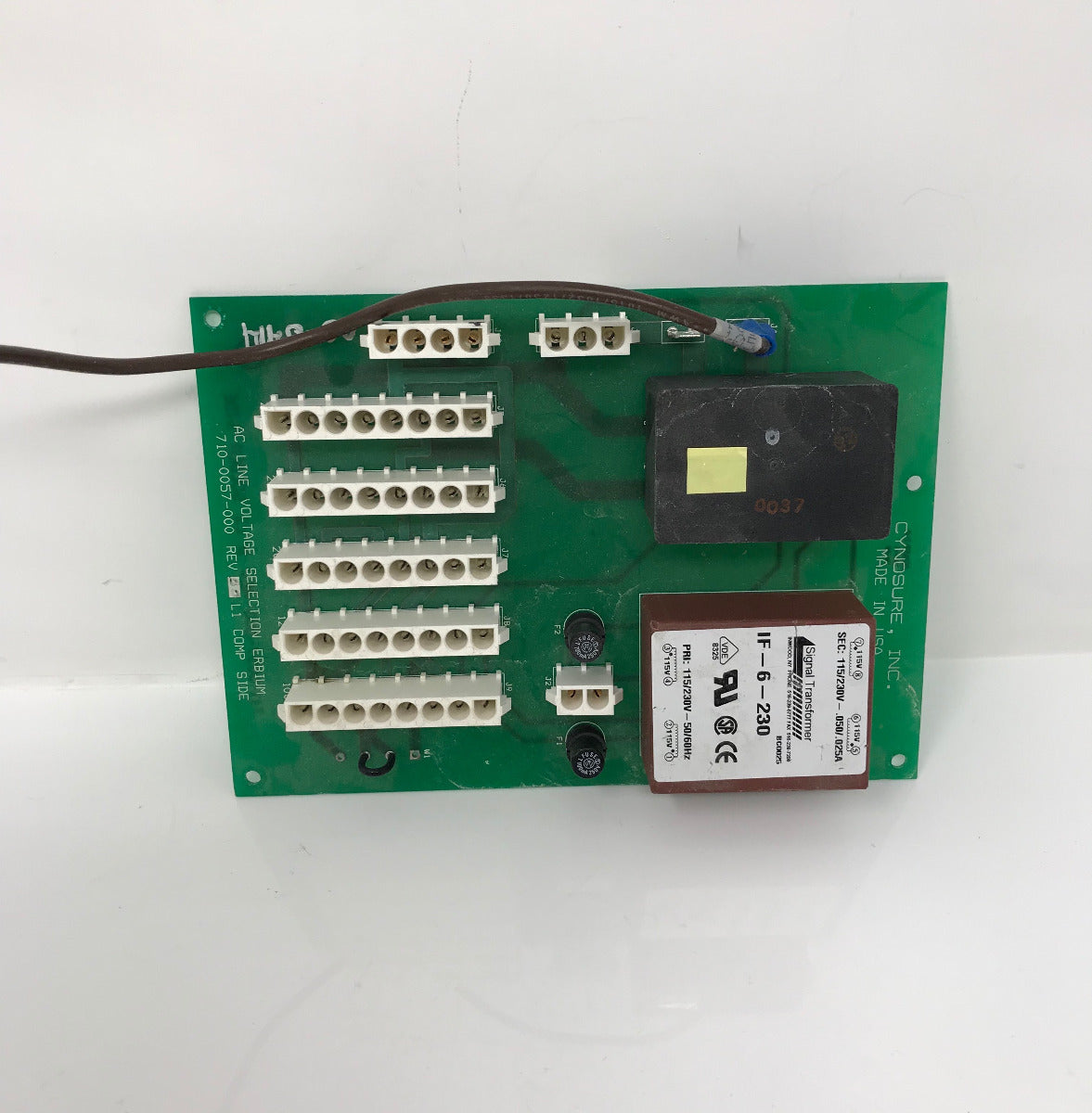 Cynosure AC Line Selection Board PCB 710-0057-000 Parts AS-IS