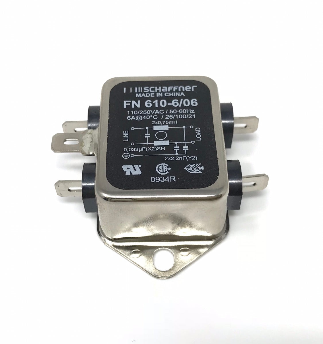 CynoSure Affirm CO2 Laser Single Phase Power Line Filter FN610 110/250Vac 60Hz