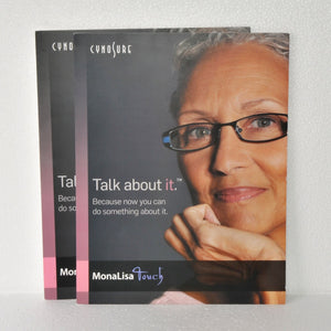 Cynosure MonaLisa Touch Tri-Fold Office Patient Brochure MONA LISA Vaginal Care