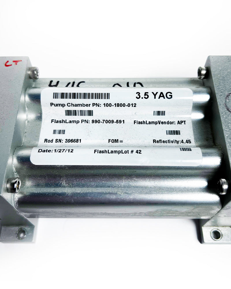 Cynosure MPX Laser 3.5 Nd:YAG Pump Chamber Head Assembly PARTS 100-1800-012