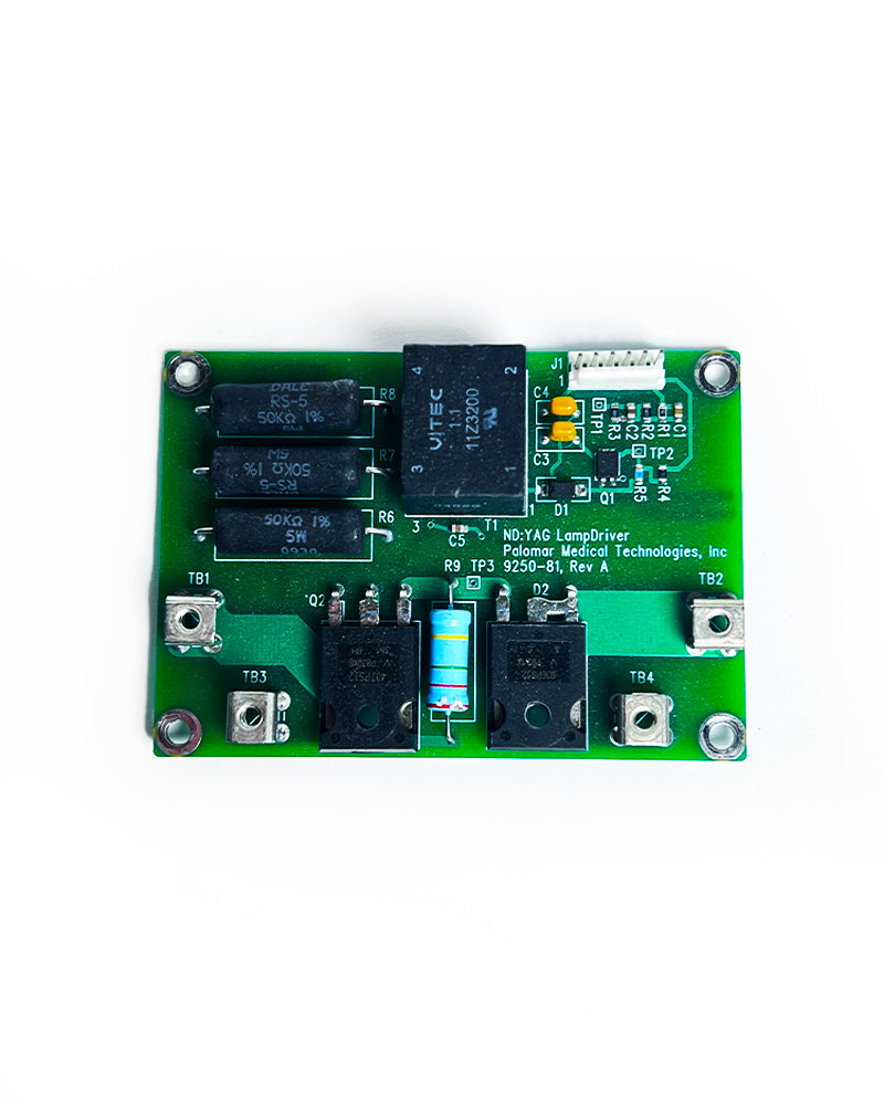 Cynosure Palomar Q-YAG5 Nd:YAG Lamp Driver PCB Replacement 9250-81 PARTS/AS-IS
