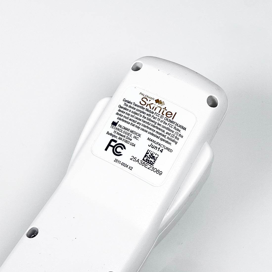 2014 Palomar ICON Vectus Laser Skintel Melanin Density Skin Type Reader