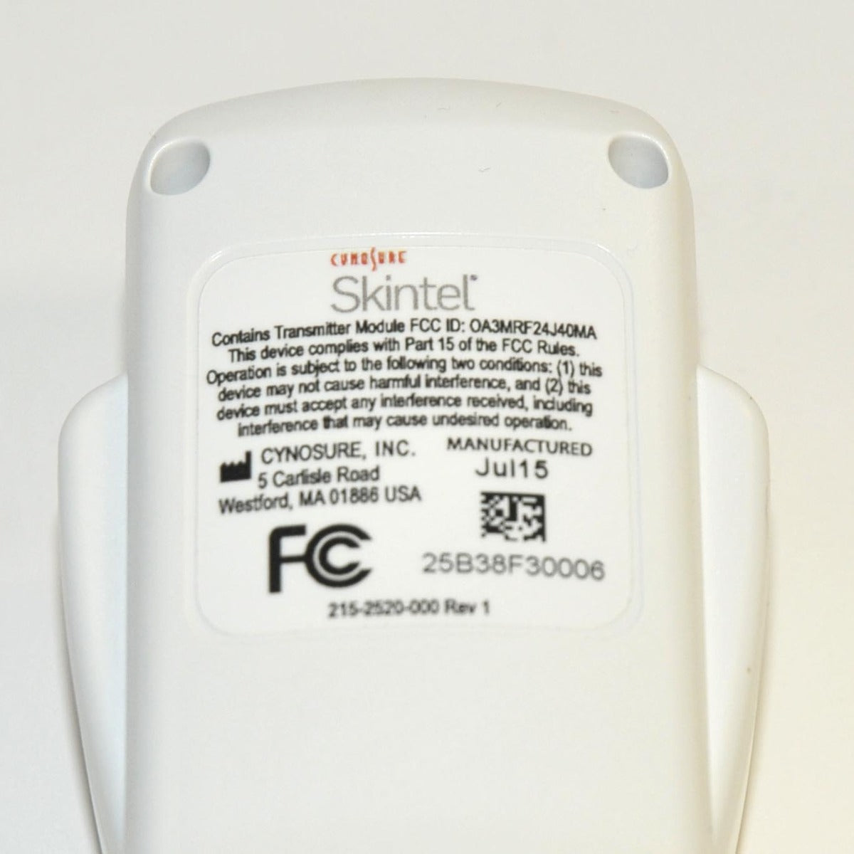 Cynosure Palomar Skintel Melanin Reader Skin Density ICON Vectus Laser 2015