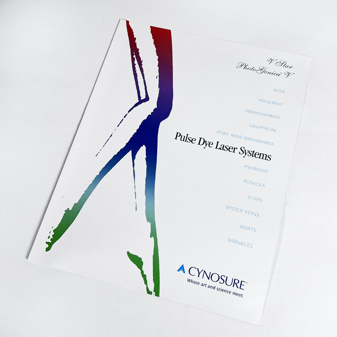Cynosure VStar PhotoGenica Pulse Dye Laser System Marketing Booklet 920-0139-000