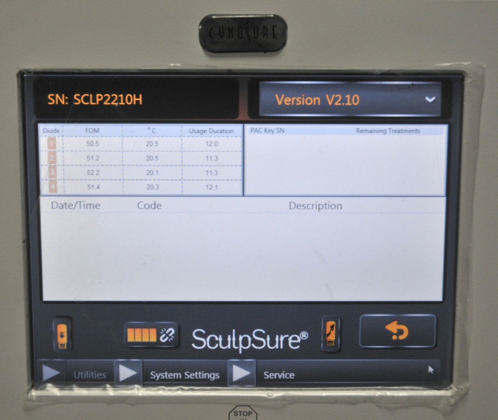 Cynosure SCULPSURE Diode Laser NonInvasive 1060 nm Submental Contouring 2014