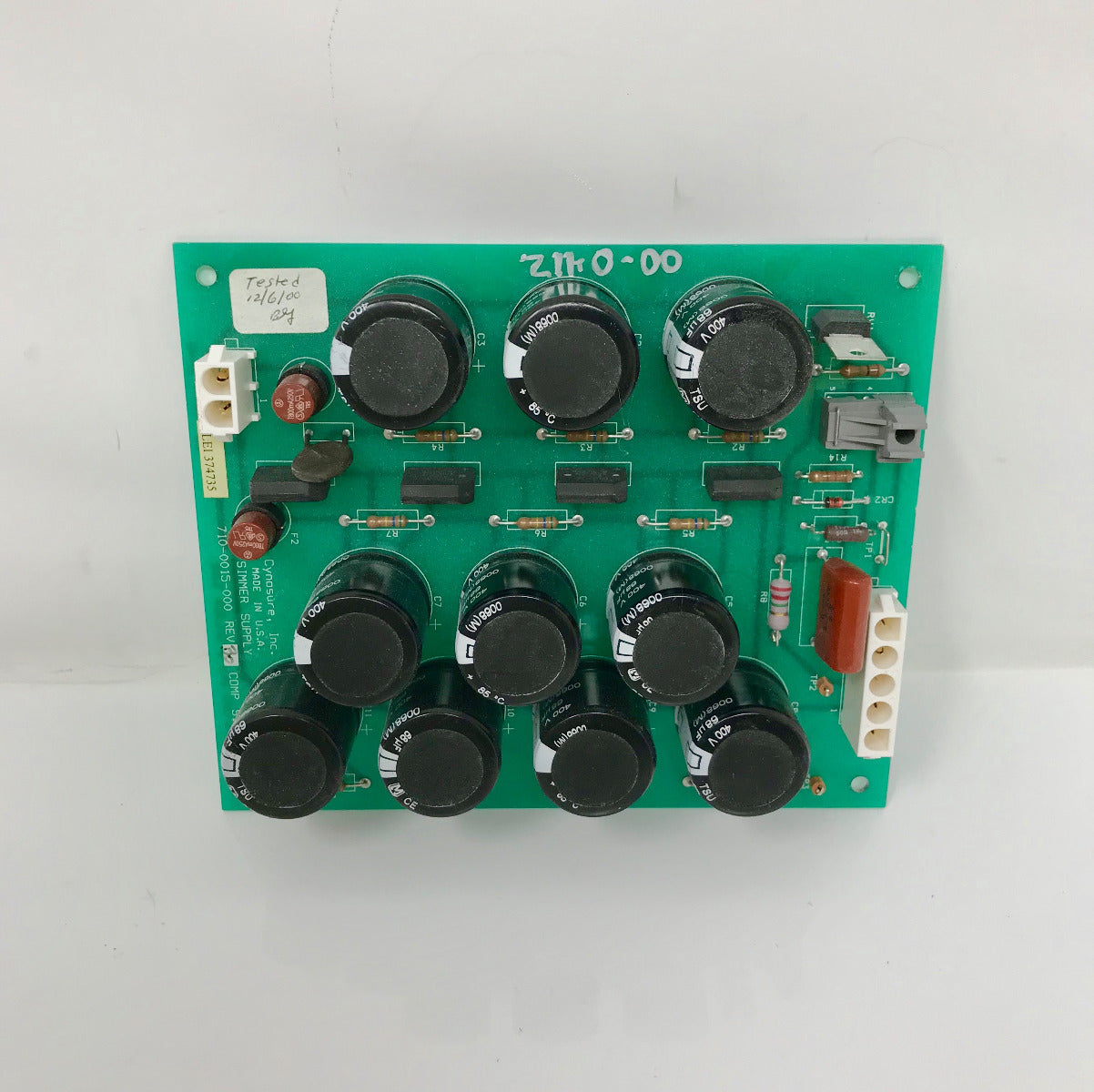 Cynosure Simmer Power Supply Board Affirm 710-0015-000 *Parts Only Sold AS IS*