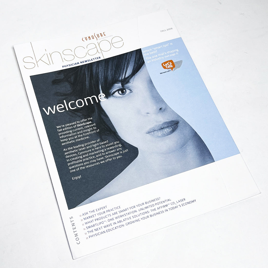 Cynosure Skinscape Physician Newsletter Fall 2008