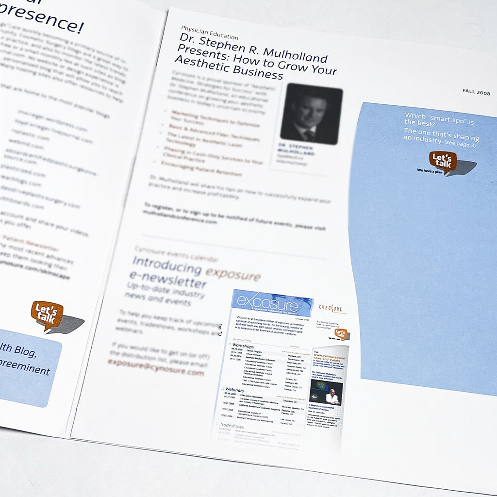 Cynosure Skinscape Physician Newsletter Fall 2008