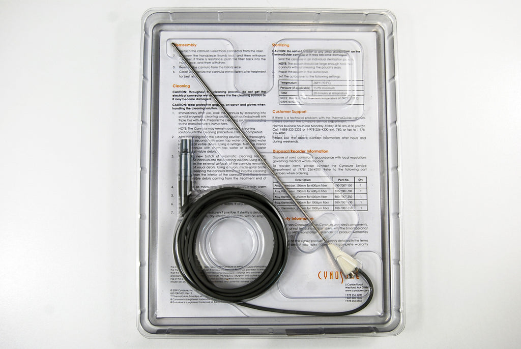 Cynosure Thermaguide Smartlipo Orange Thermal Sensing Smartsense 100 7007 350