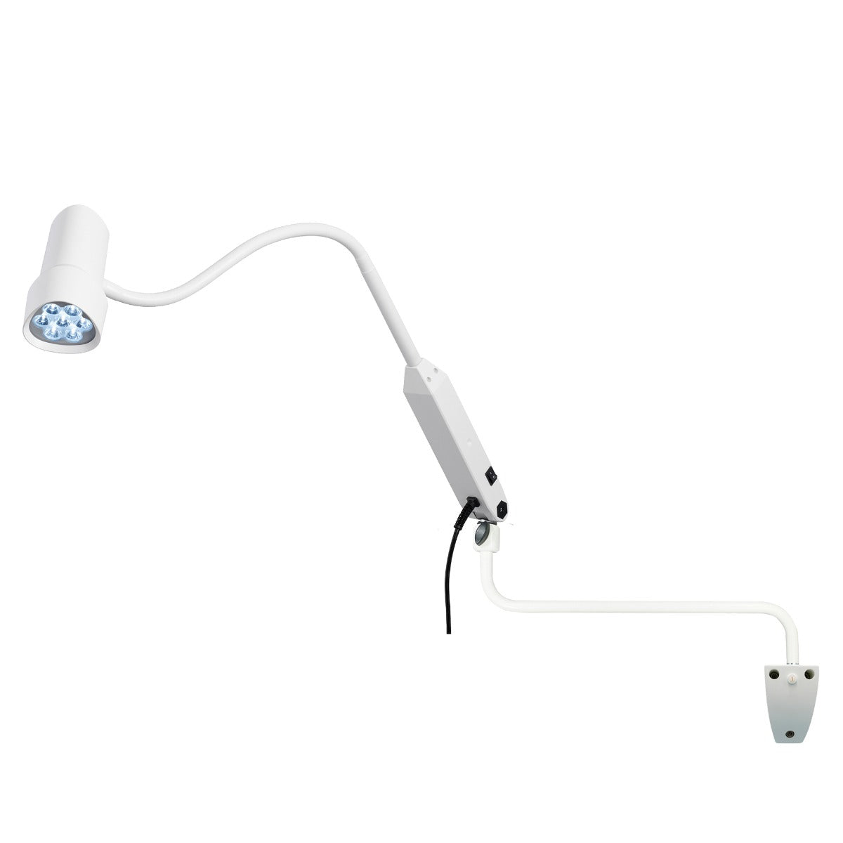 Halux LED N50-1 P SX Exam Light, Gooseneck - Wall Extension Mount