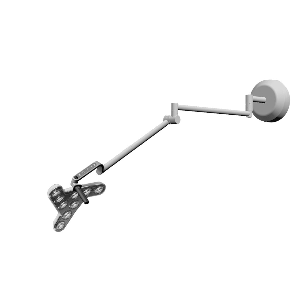 TRIANGO Fokus LED Minor Procedure Light, 100-3 W, Dimming, Color Changing - Wall Mount