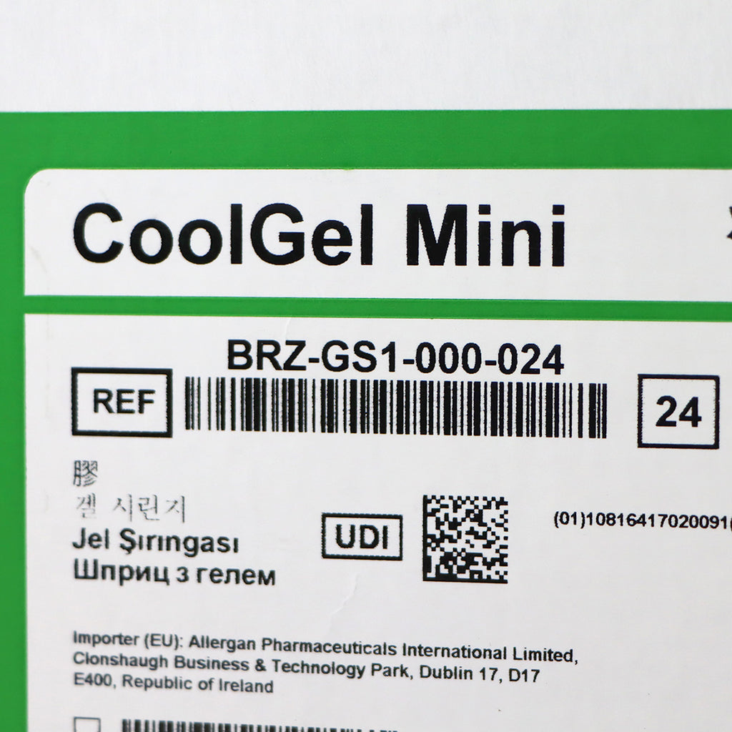 ZELTIQ BRZ-GS1-000-024 CoolGel Mini - (Exp: 3/25)