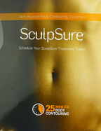 Cynosure SculpSure 25 Minute Laser Body Contouring Small Table Banner 11x8 1/2"