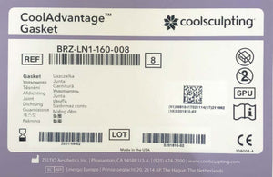 Zeltiq CoolSculpting BRZ-LN1-160-008 Cool ADVANTAGE Gaskets 9PK EXP 2021 OPEN