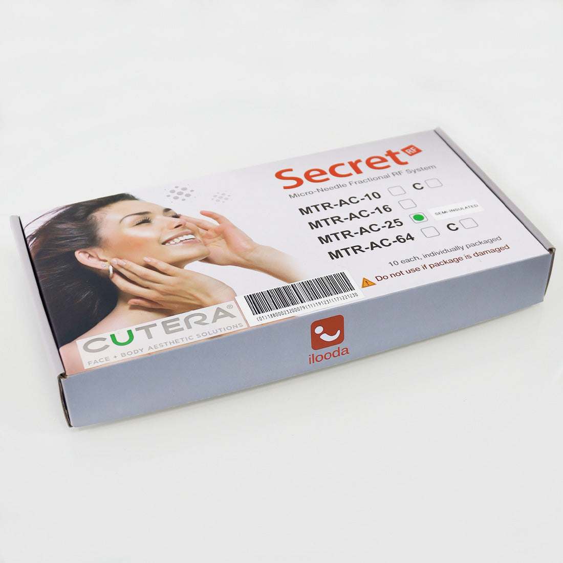 Cutera SecretRF 25-Pin Semi-Insulated MicroNeedle Tip MTR-AC-25 EXP-12/22 7pk